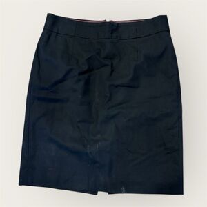 J. Crew Elegant Black Pencil Skirt